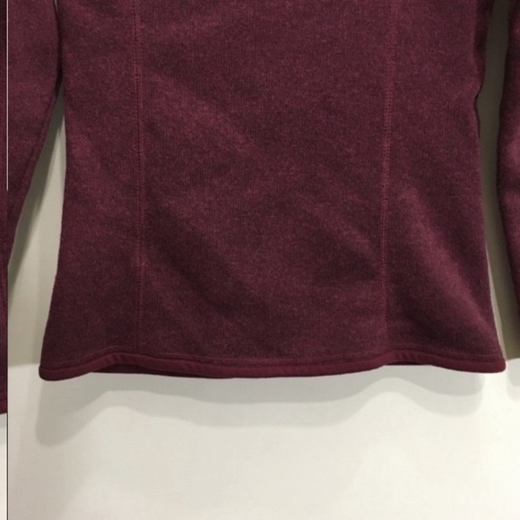 Patagonia Better Sweater Zip Up Size XS Maroon Burgundy Chicory Red - Picture 8 of 10